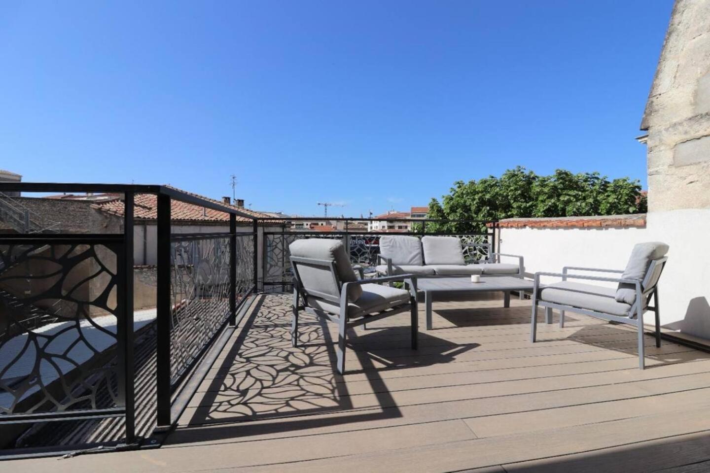 Duplex 120M2 Terrasse Vue Sur Nimes Nîmes Exterior foto